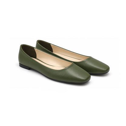 Lora – Square Toe Flat