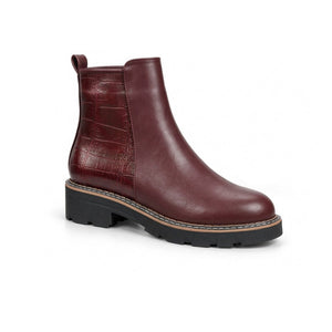 Toledo – Croc Panel Ankle Boots