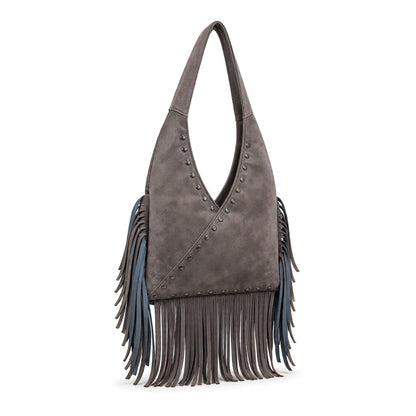 Virella – Fringe Hobo Bag