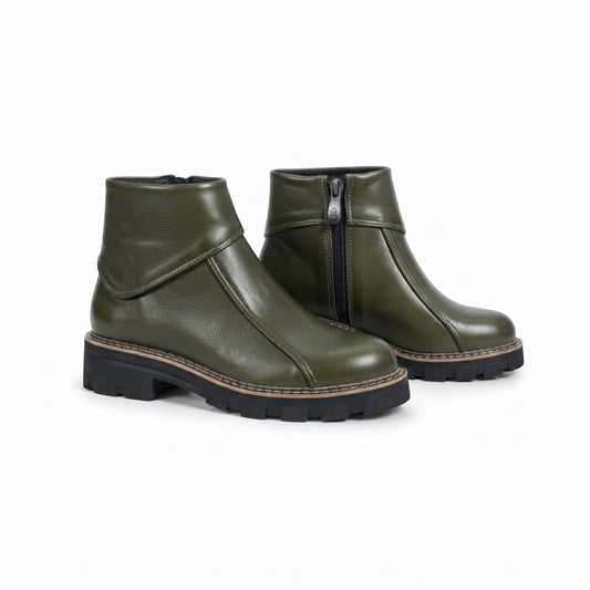 Córdoba – Sculpted Collar Ankle Boots