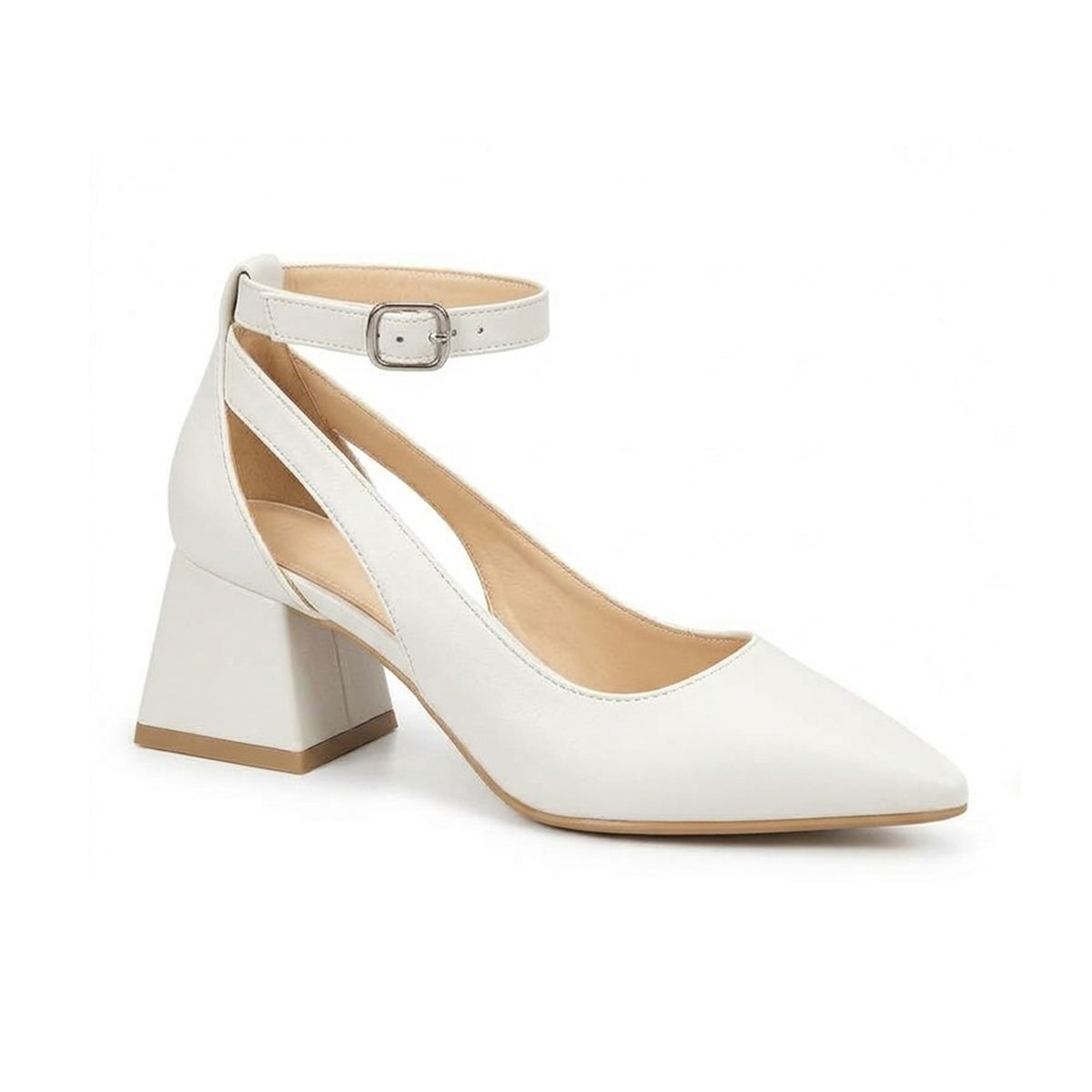Altea – Ankle Strap Block Heel Pumps