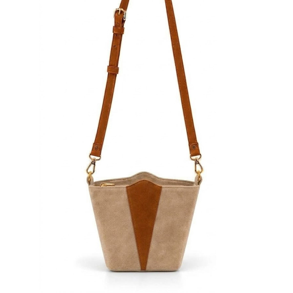Treviso – Contrast Panel Crossbody Bag