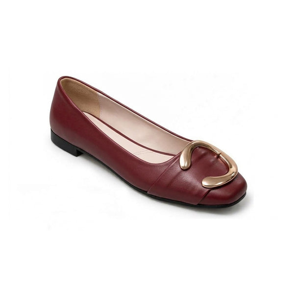 Calyra – Gold Accent Flats
