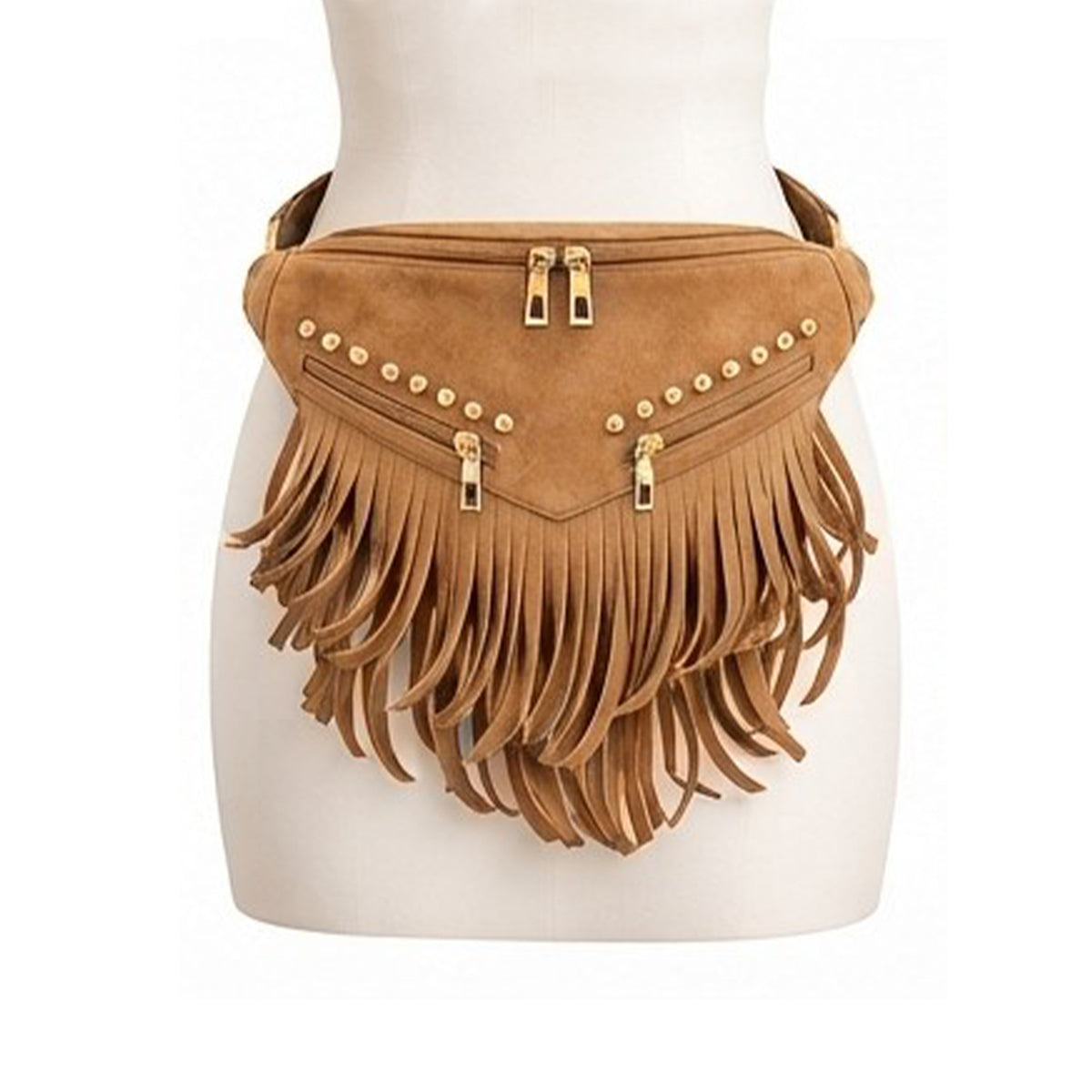 Kalira – Suede Fringe Waist Bag