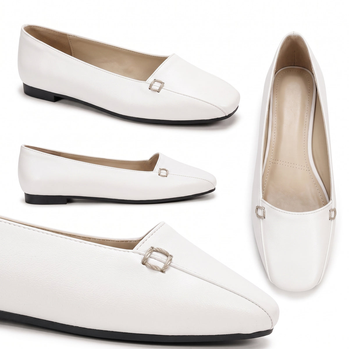 Ivy – Square Toe Flat