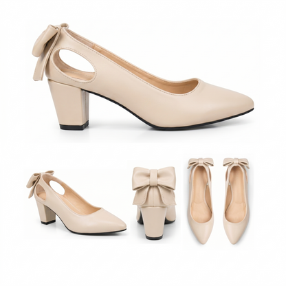 Anaya – Bow Mid Heel