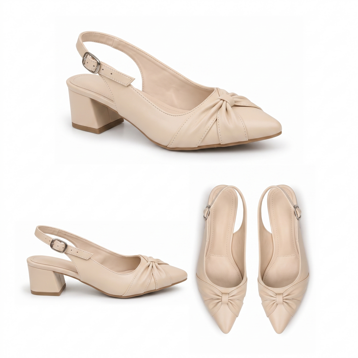Vera – Knot Slingback Heel