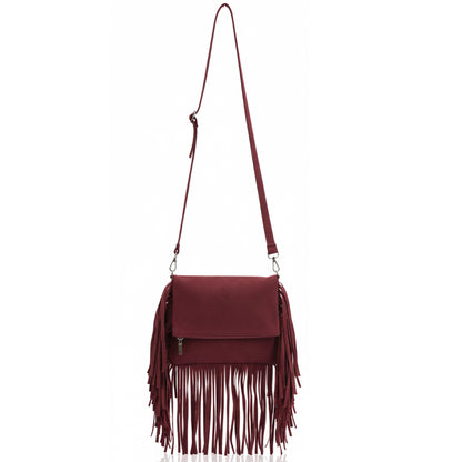 Juno – Suede Fringe Crossbody