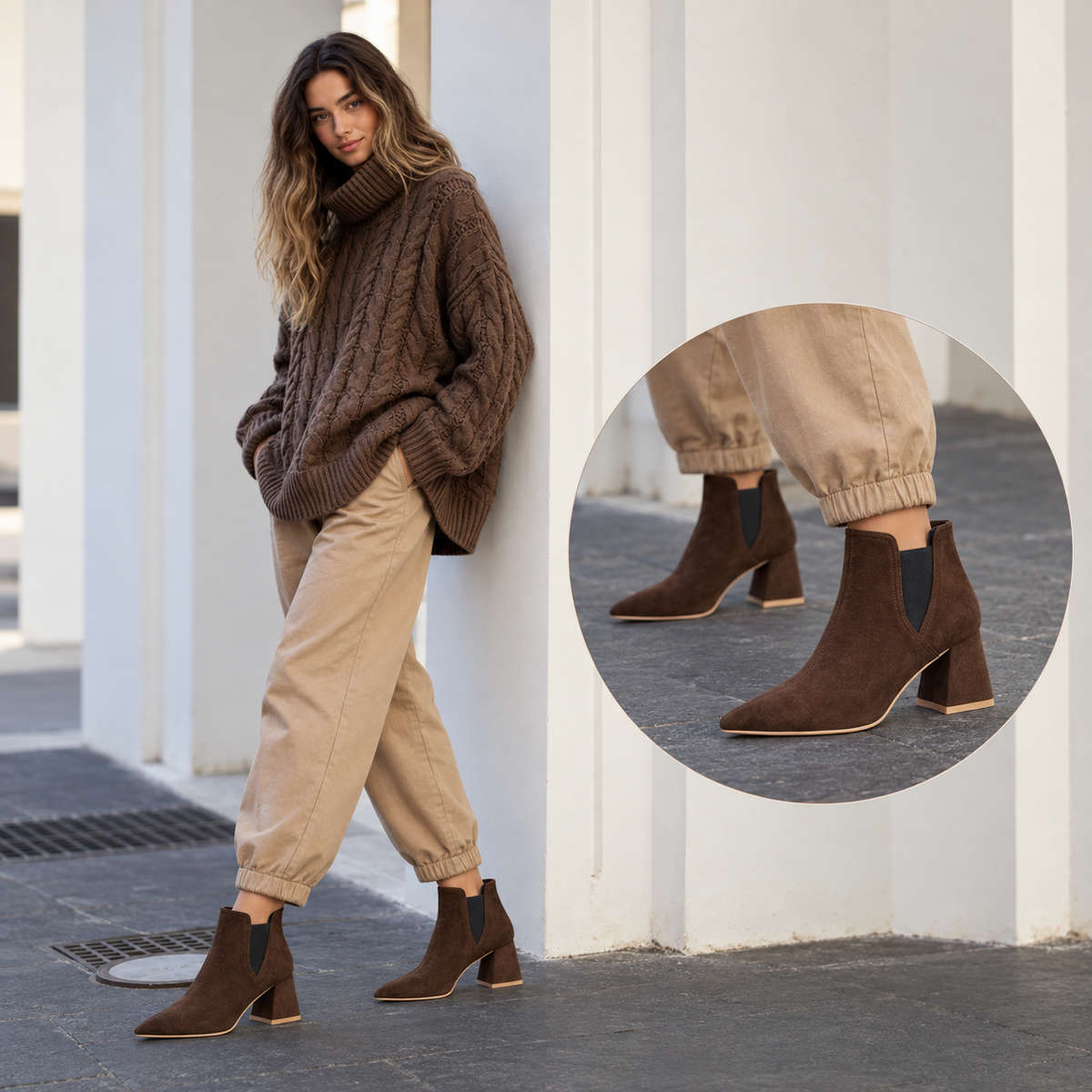 Bilbao – Pointed Chelsea Ankle Boots