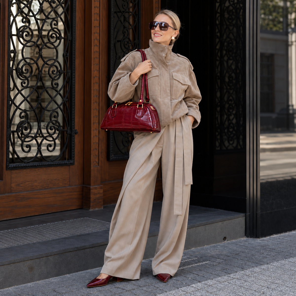 Lunessa – Croc Shoulder Bag