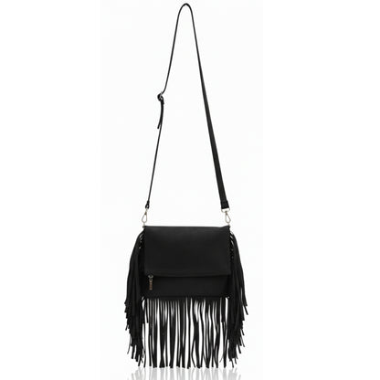 Juno – Suede Fringe Crossbody