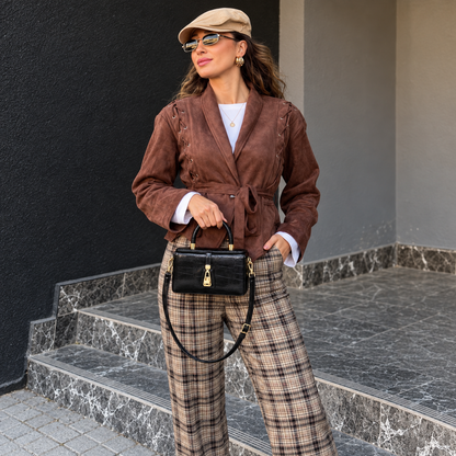 Savelle – Croc Top Handle Bag