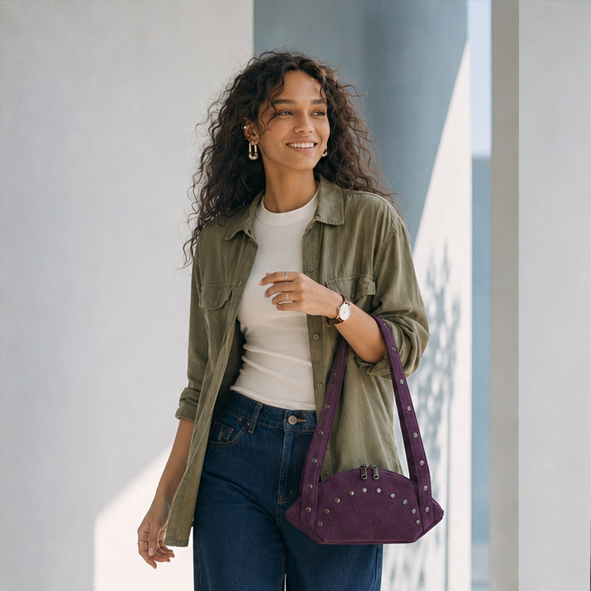 Liora – Studded Shoulder Bag