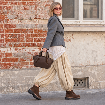 Sorrento – Gloss Handle Satchel Bag