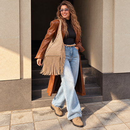 Virella – Fringe Hobo Bag