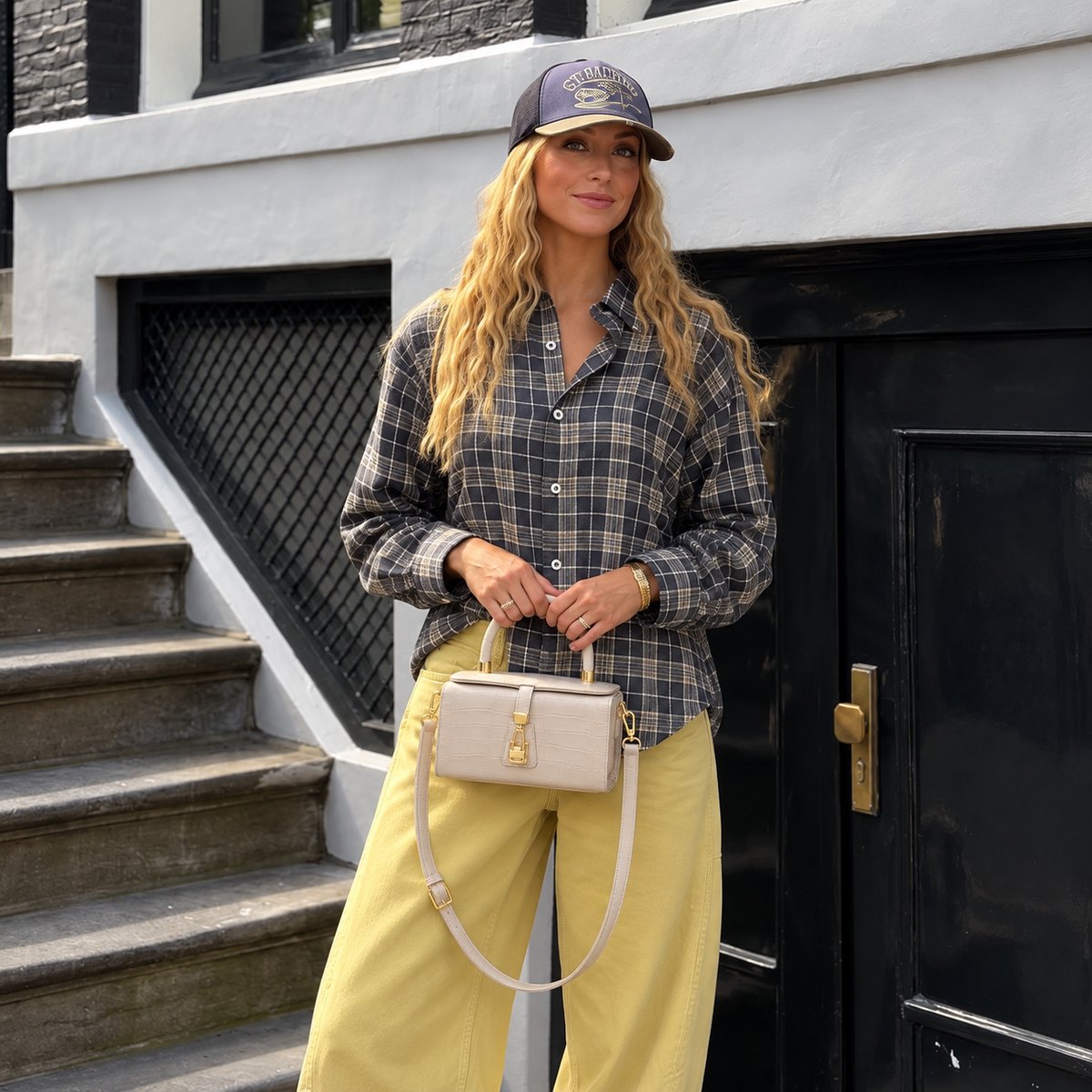 Savelle – Croc Top Handle Bag