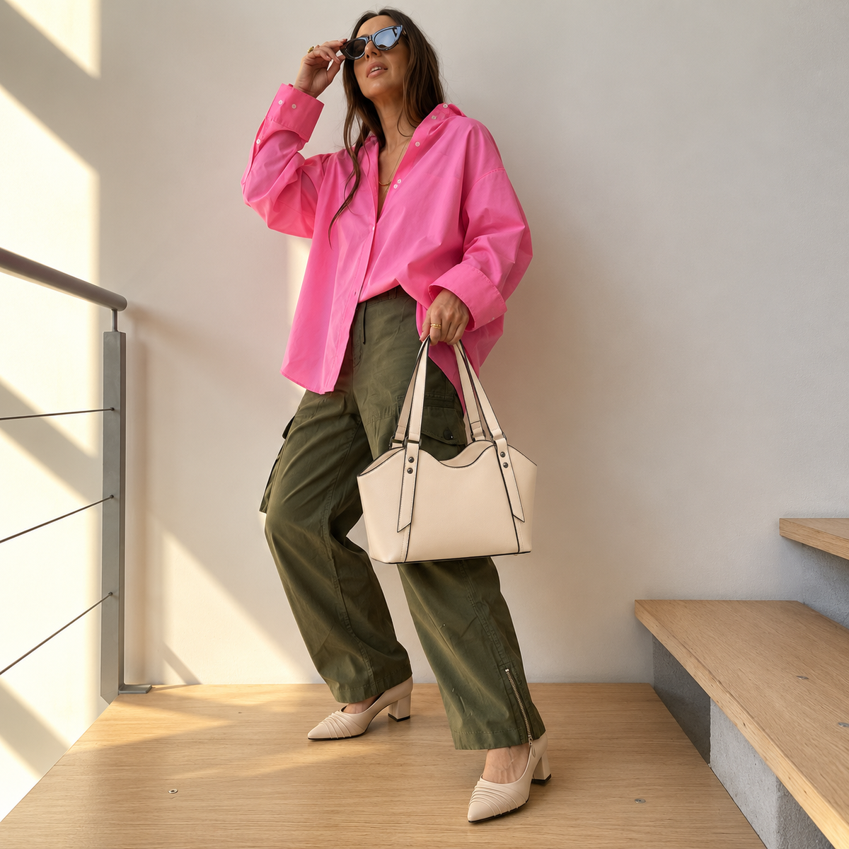 Kavya – Pleated Low Heel