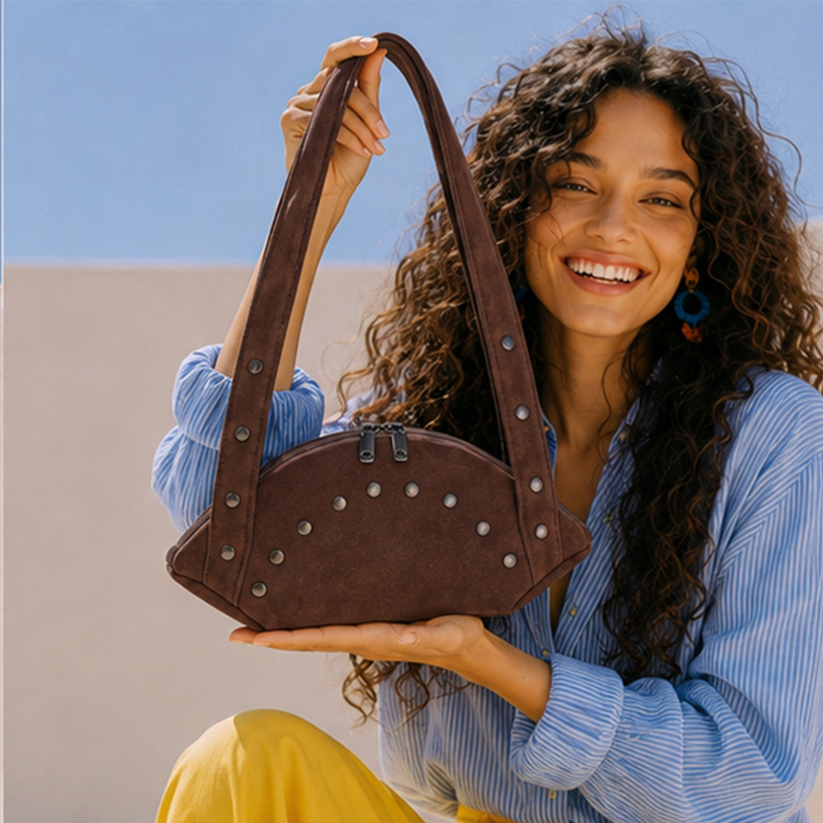 Liora – Studded Shoulder Bag