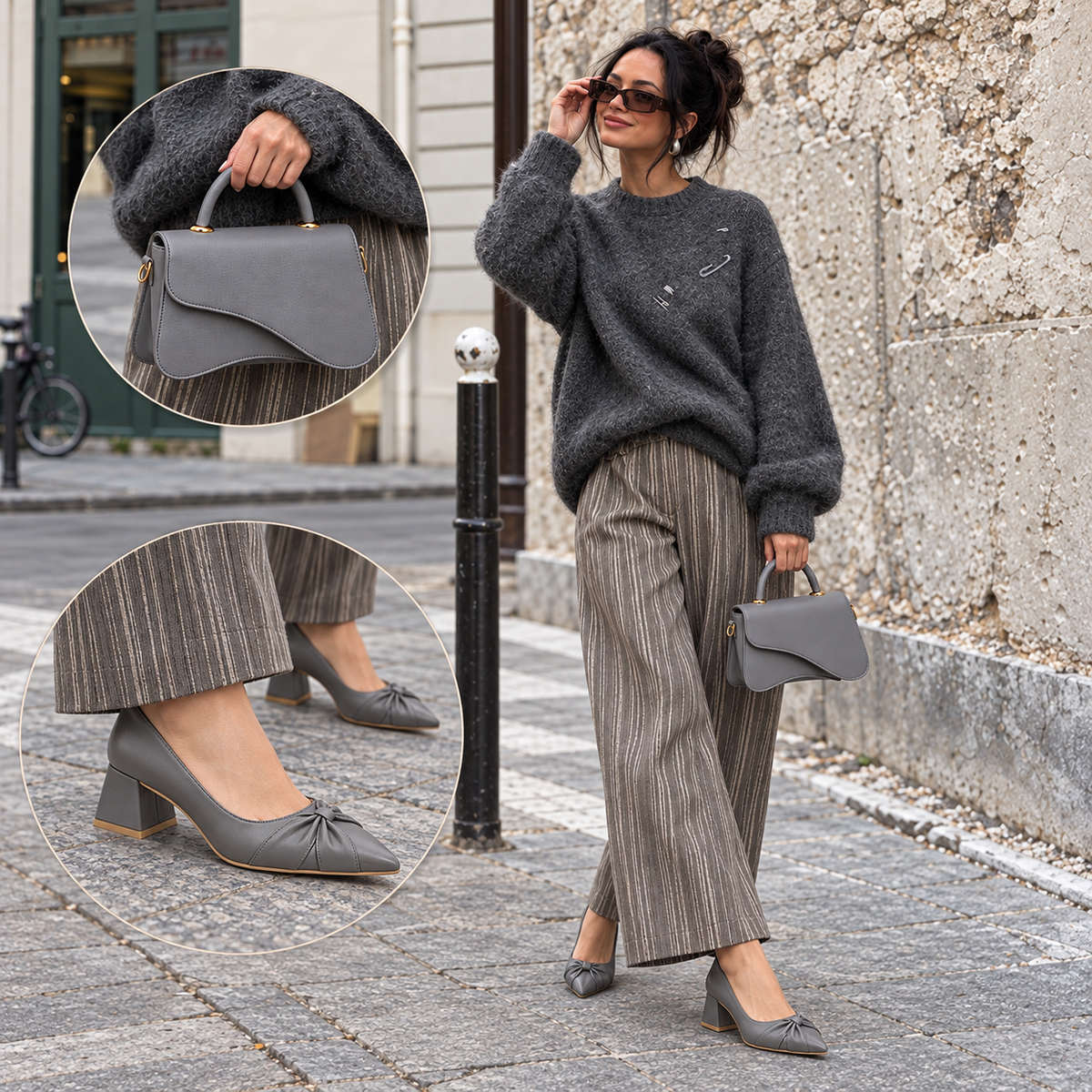 Portofino – Sculpted Flap Bag