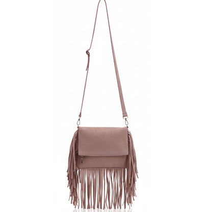 Juno – Suede Fringe Crossbody