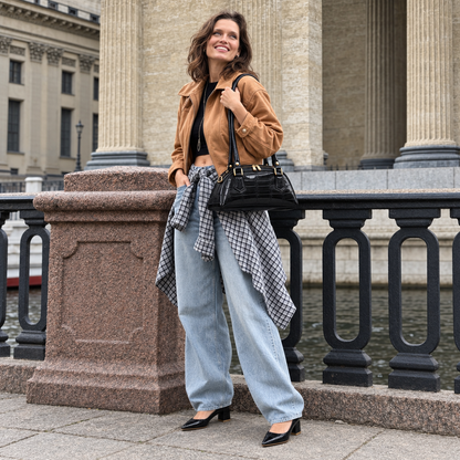 Lunessa – Croc Shoulder Bag