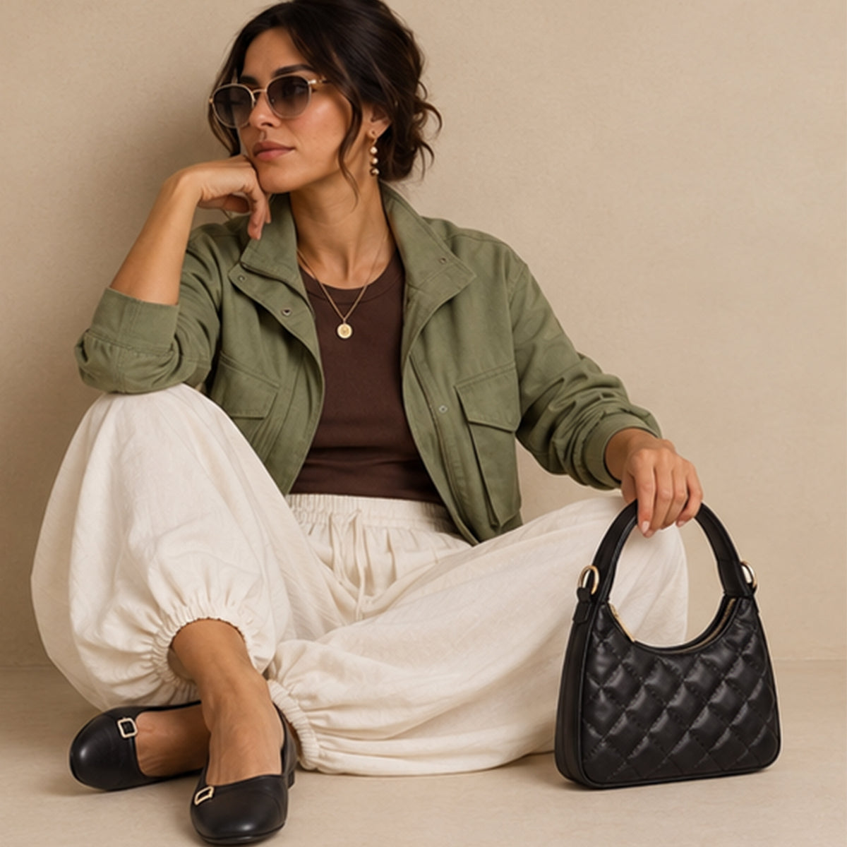 Kaevra – Quilted Shoulder Bag