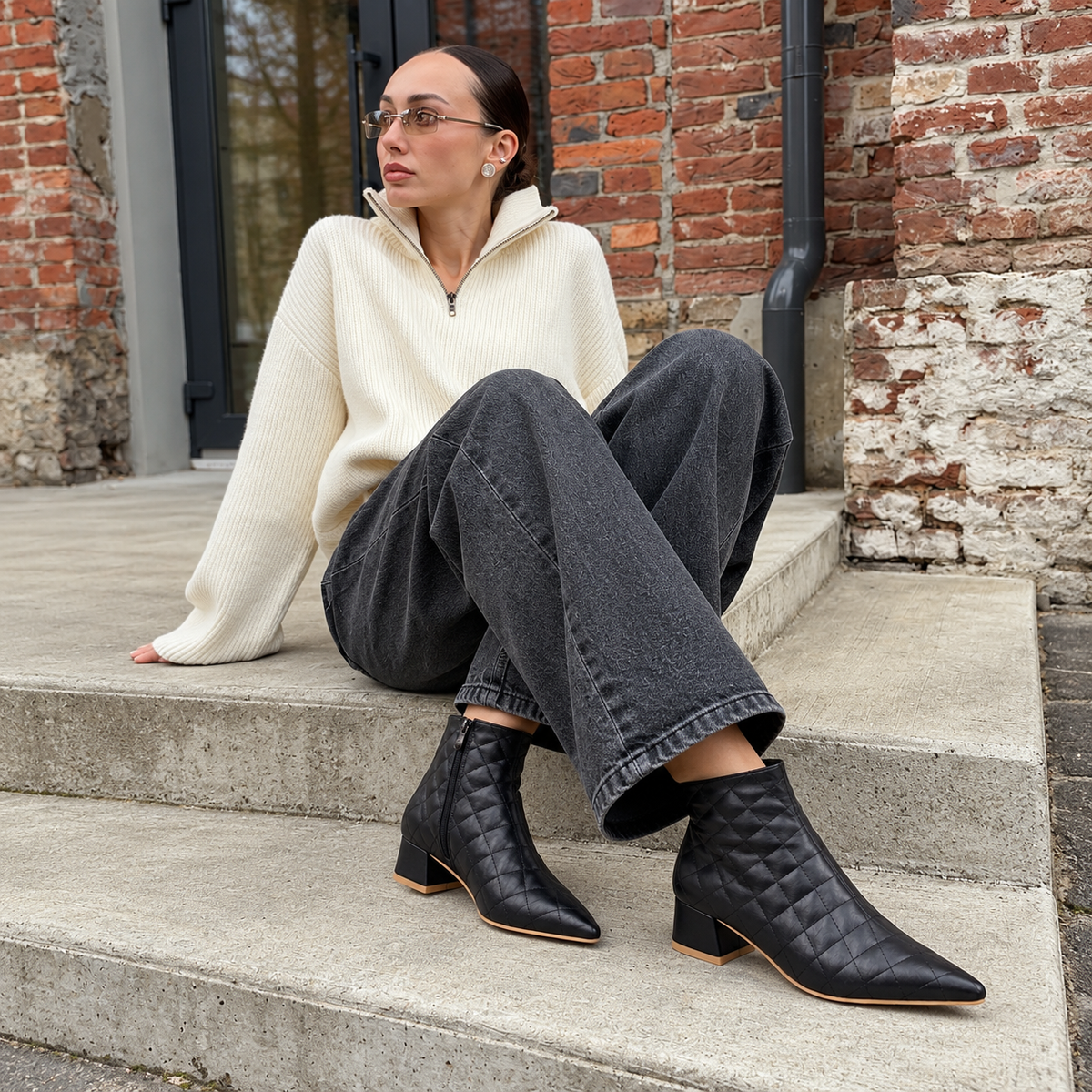 Salento – Quilted Ankle Boots