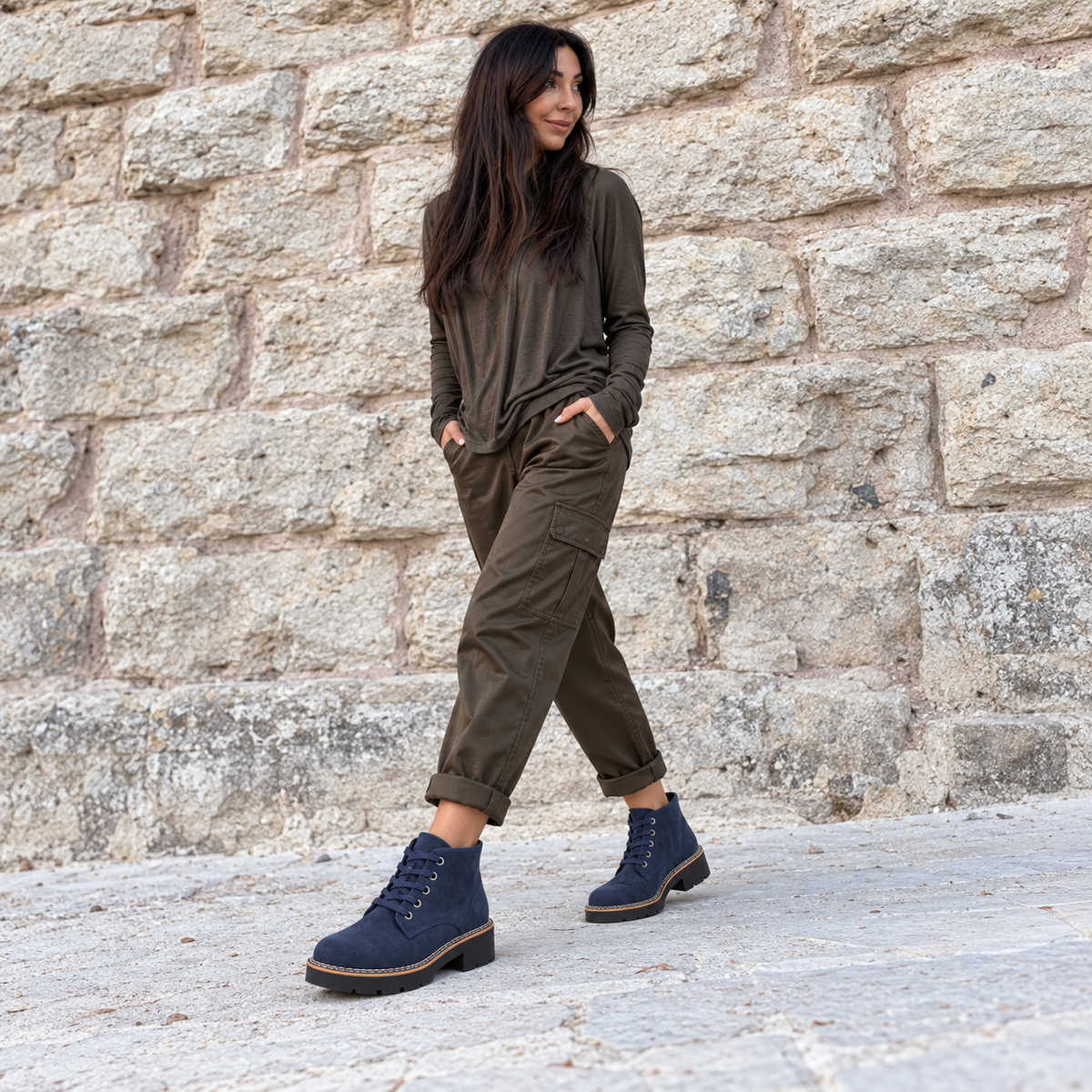 Sierra – Lace-Up Ankle Boots