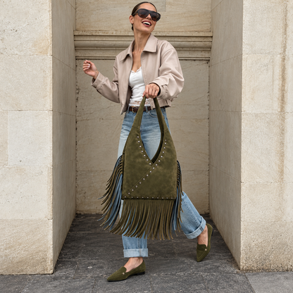 Virella – Fringe Hobo Bag