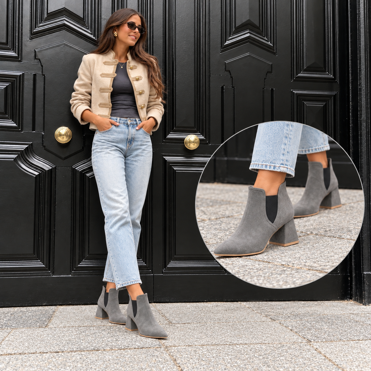 Bilbao – Pointed Chelsea Ankle Boots