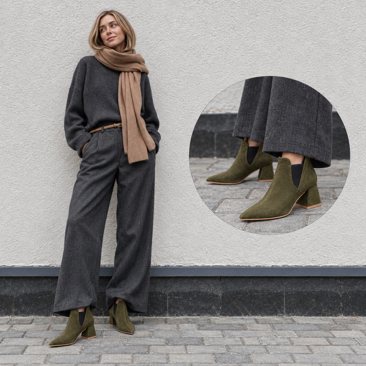 Bilbao – Pointed Chelsea Ankle Boots