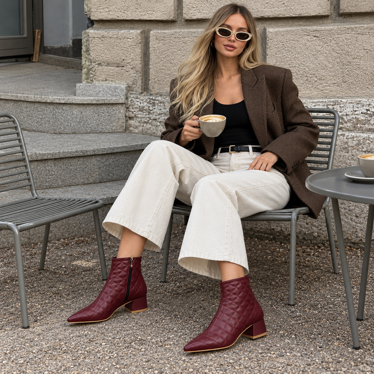 Salento – Quilted Ankle Boots