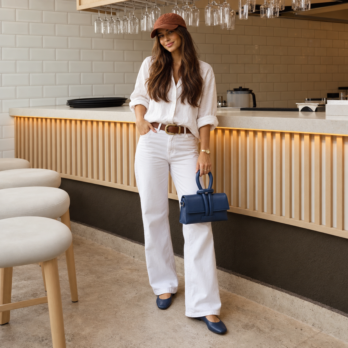 Lora – Square Toe Flat