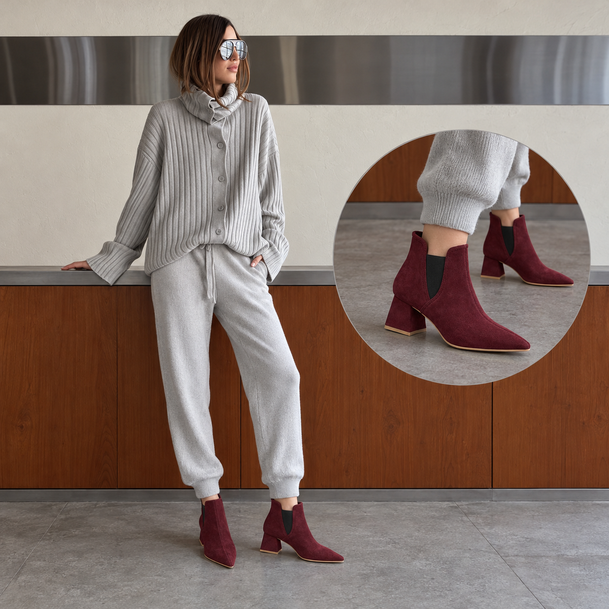 Bilbao – Pointed Chelsea Ankle Boots