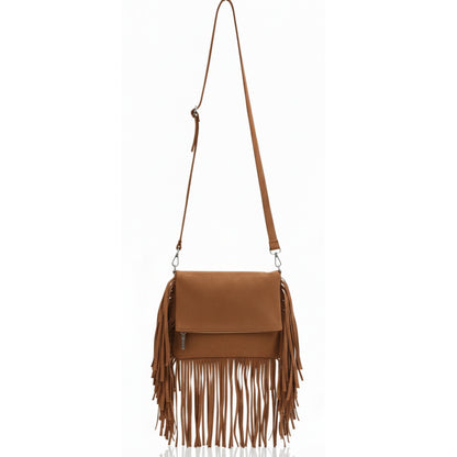 Juno – Suede Fringe Crossbody