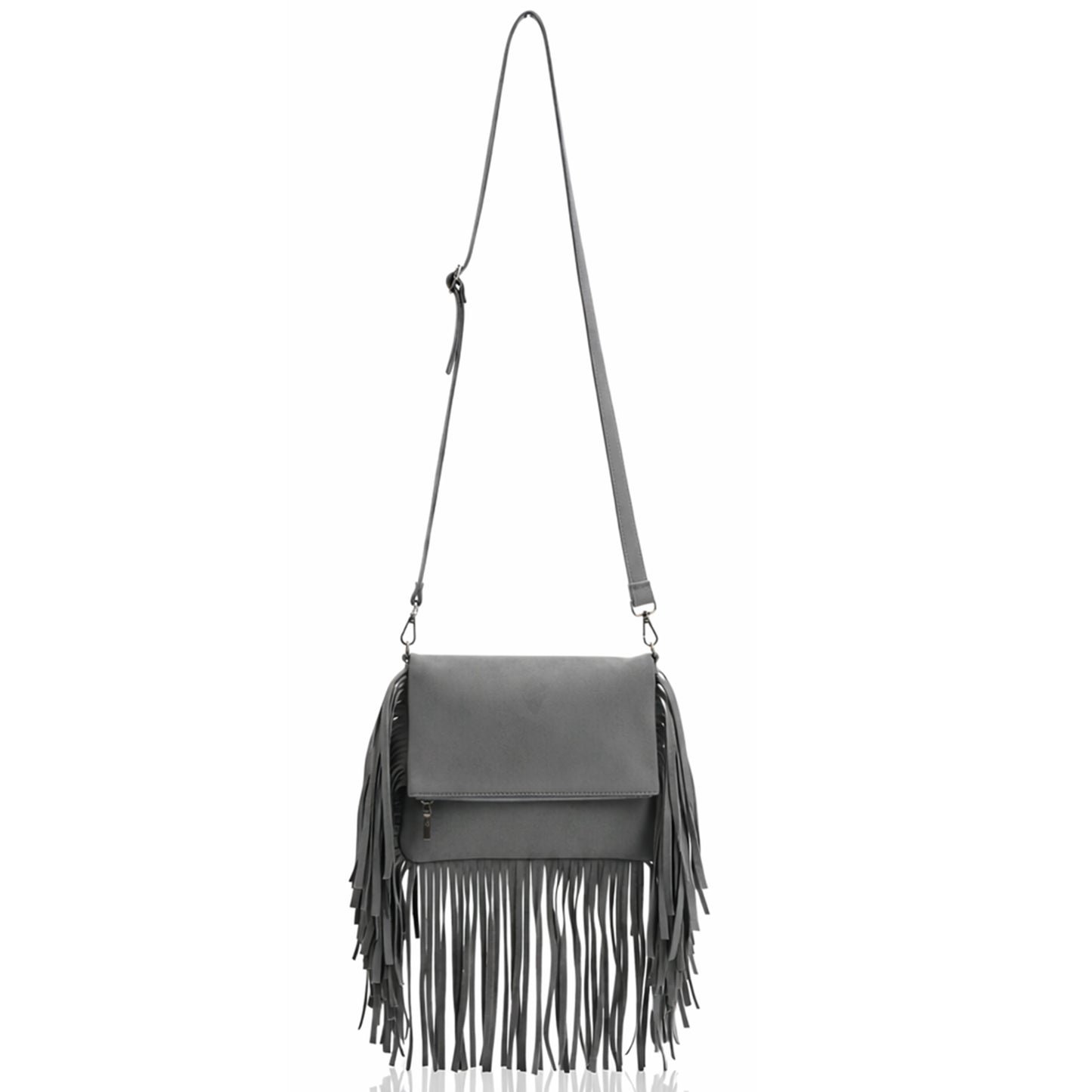 Juno – Suede Fringe Crossbody