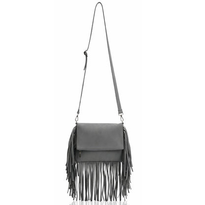 Juno – Suede Fringe Crossbody
