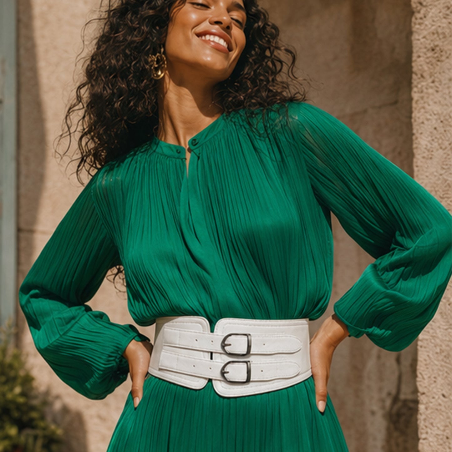 Seravia – Wide Waist Belt