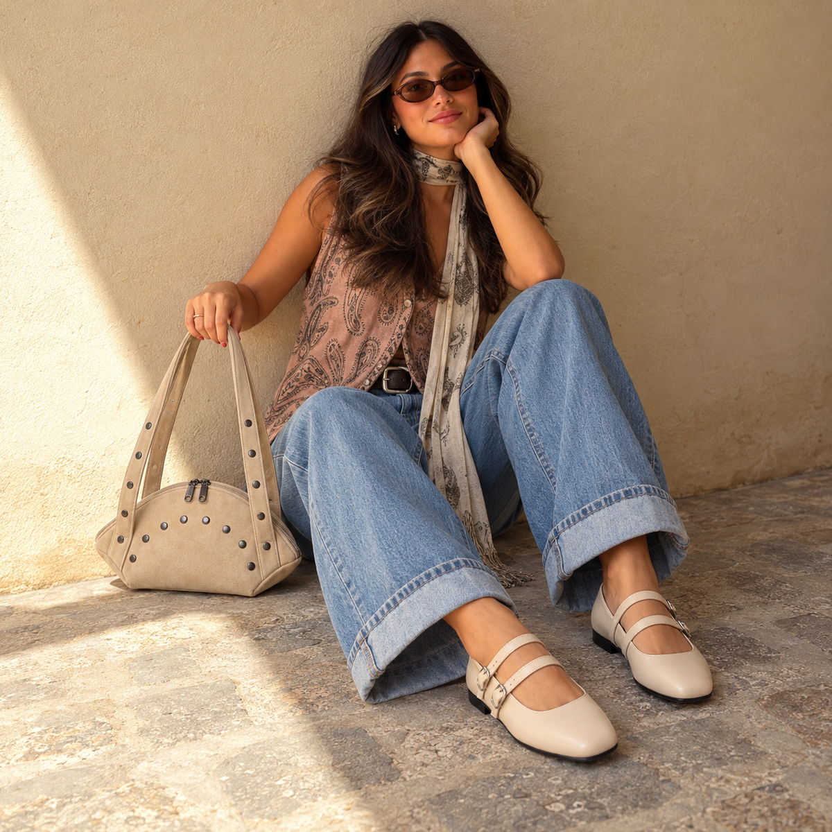 Liora – Studded Shoulder Bag