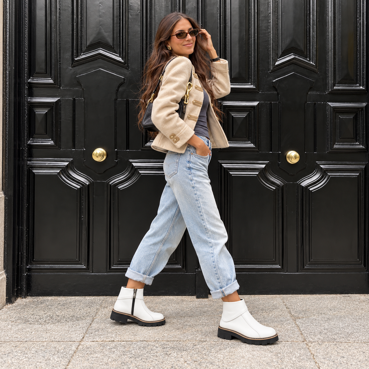 Córdoba – Sculpted Collar Ankle Boots