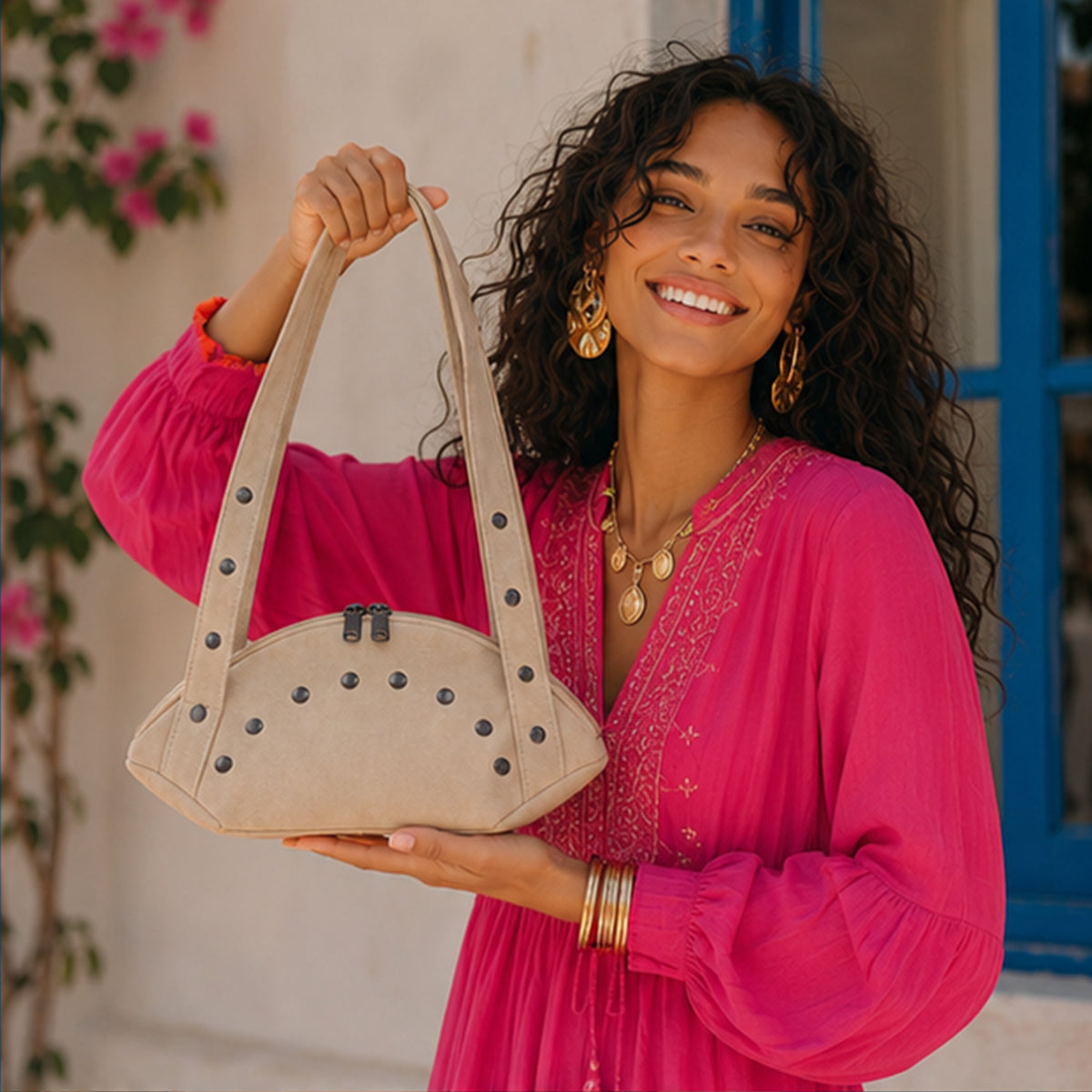 Liora – Studded Shoulder Bag