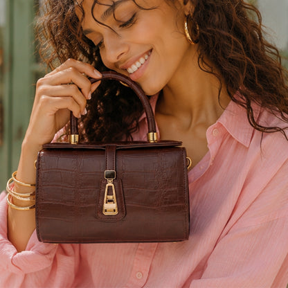 Savelle – Croc Top Handle Bag