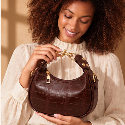Savannah – Croc Shoulder Bag
