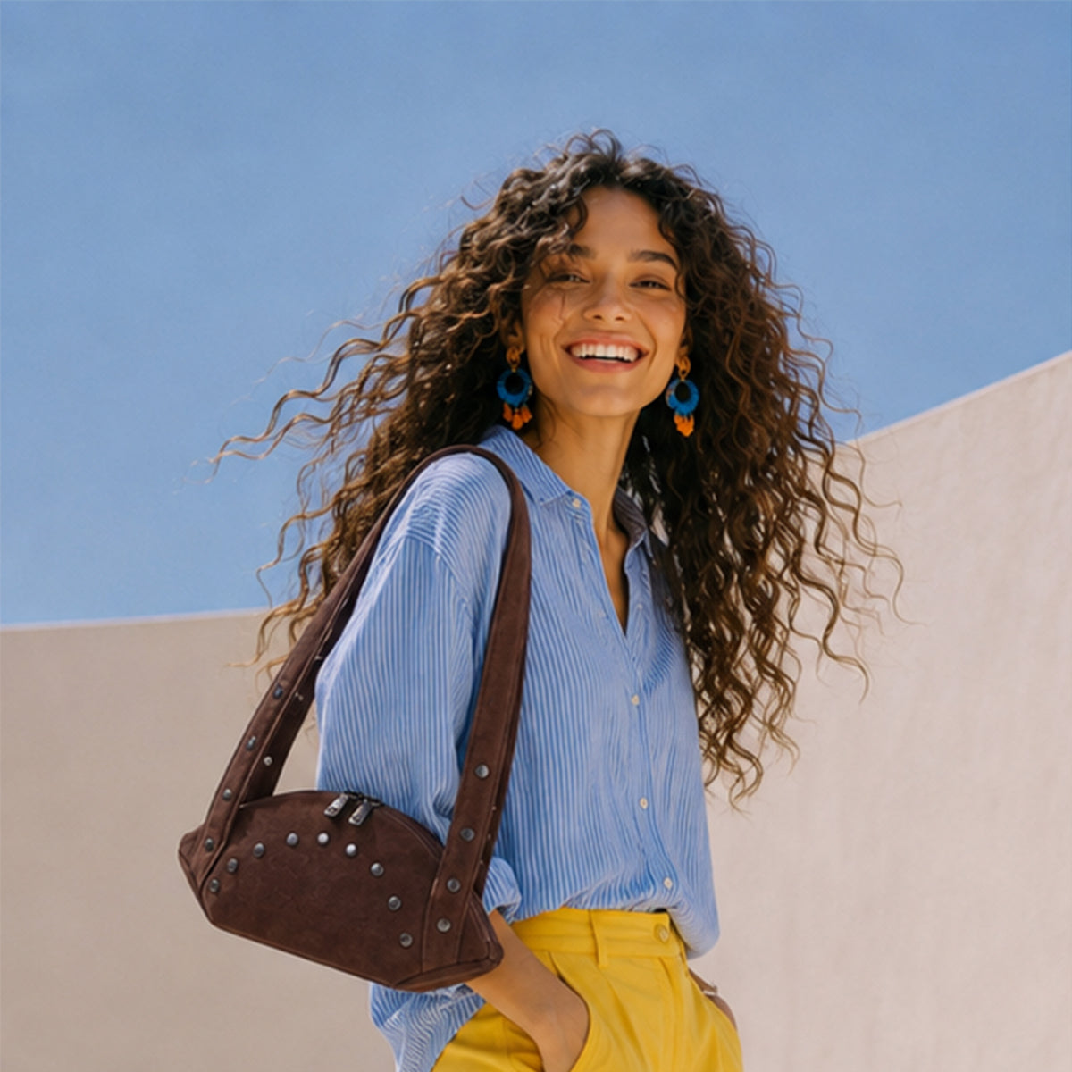 Liora – Studded Shoulder Bag