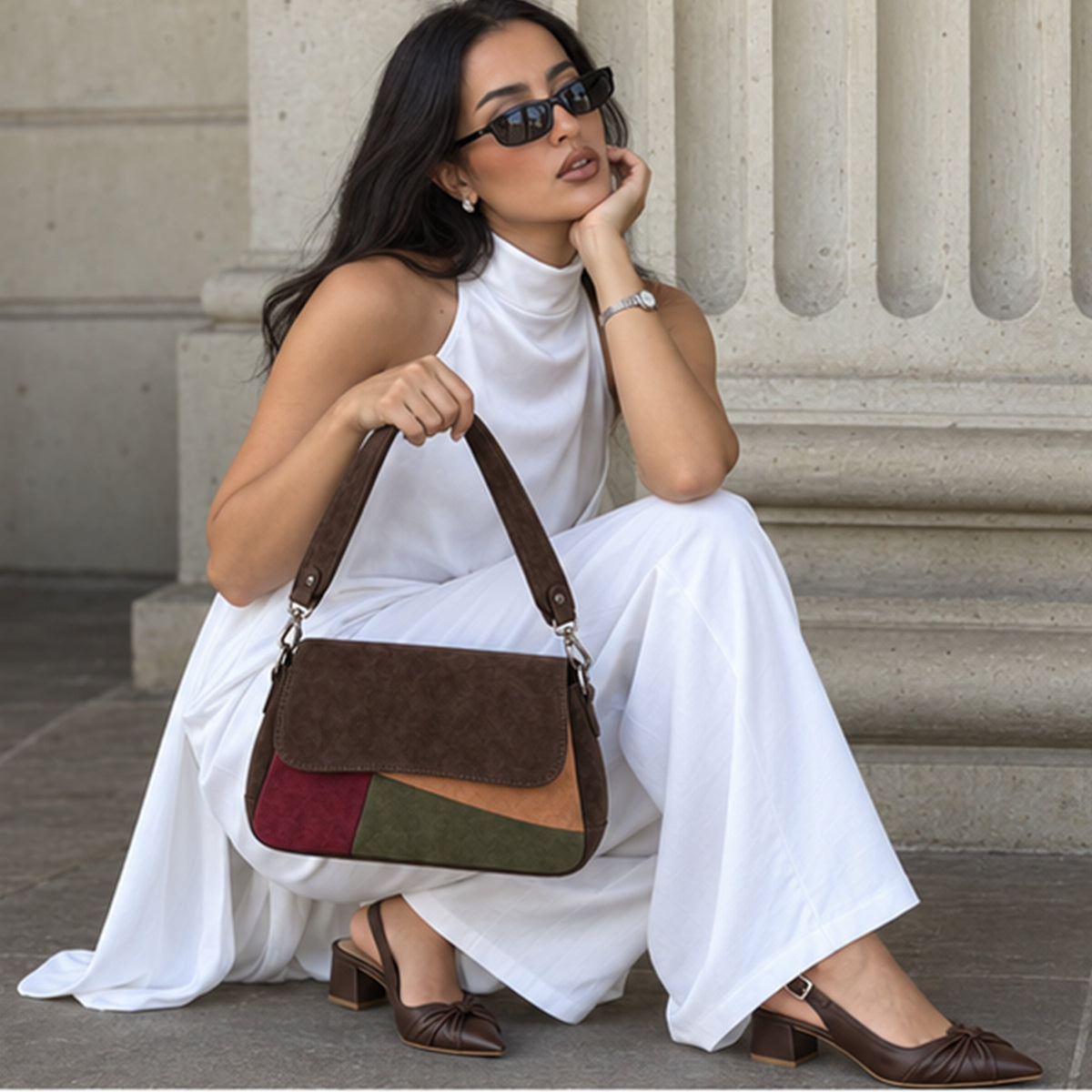 Alma Latina – Satchel Suede Bag