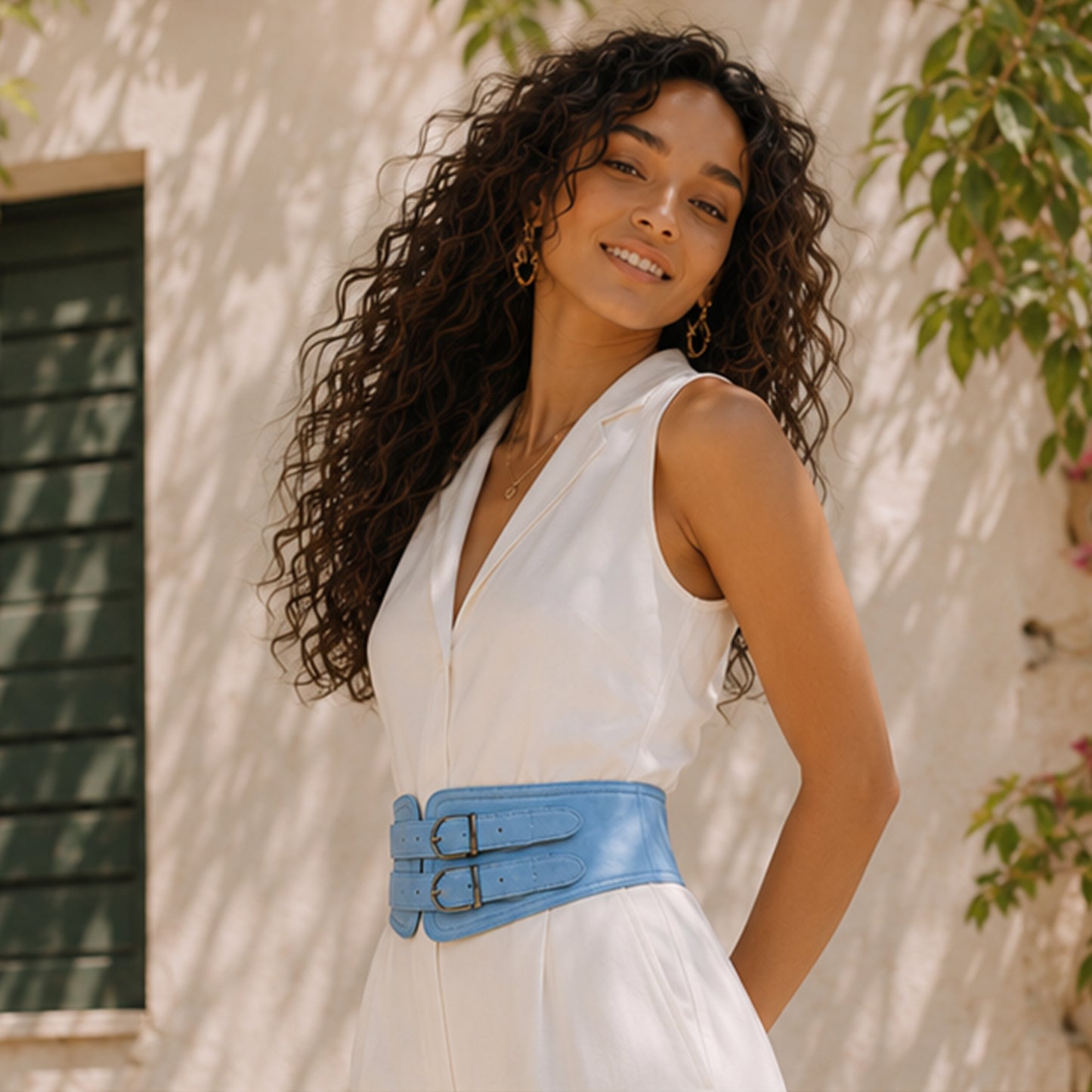Seravia – Wide Waist Belt