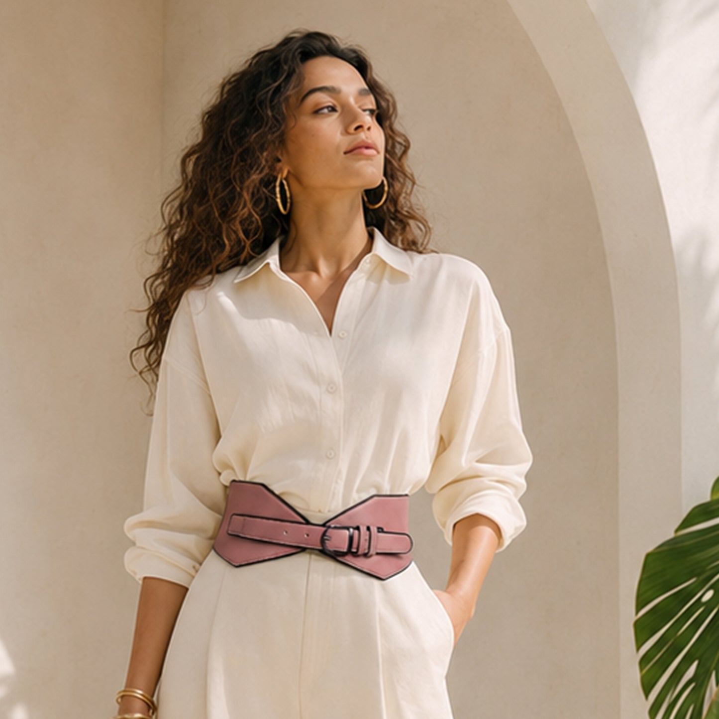 Cezra – Wide Waist Belt
