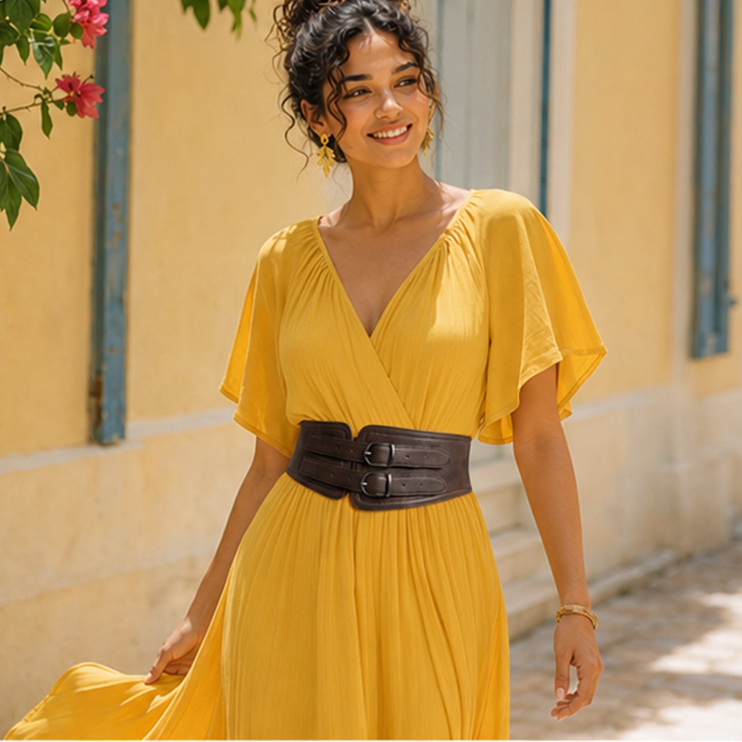 Seravia – Wide Waist Belt