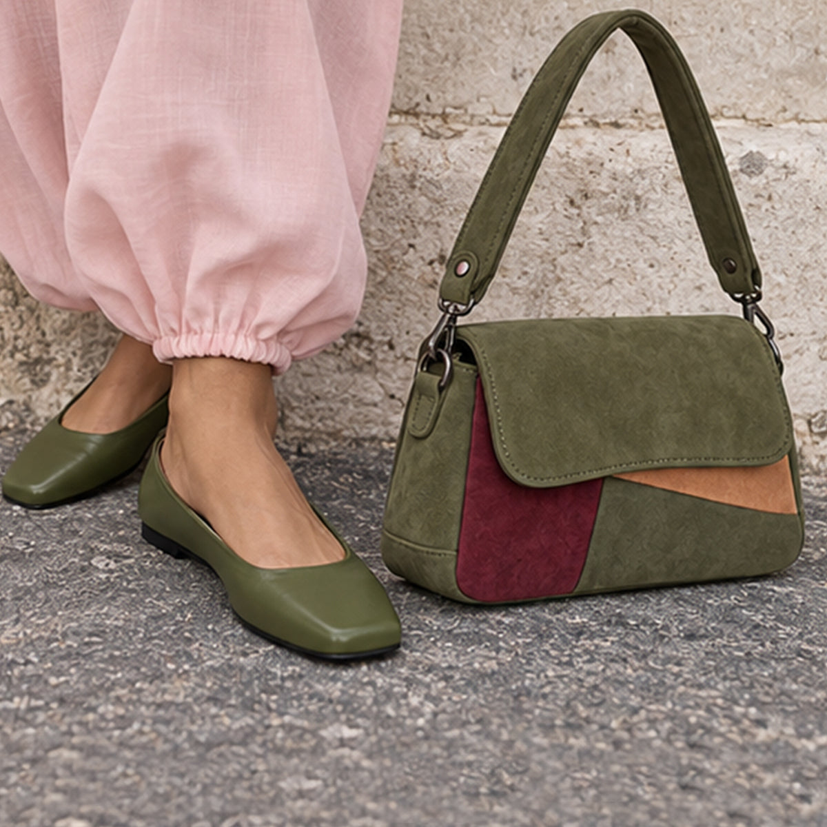 Alma Latina – Satchel Suede Bag