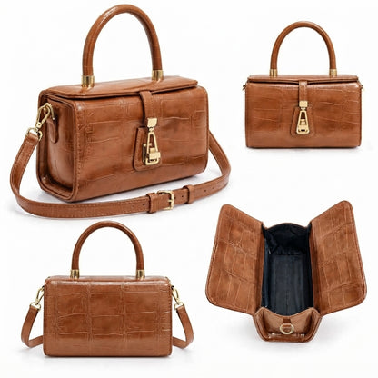 Savelle – Croc Top Handle Bag